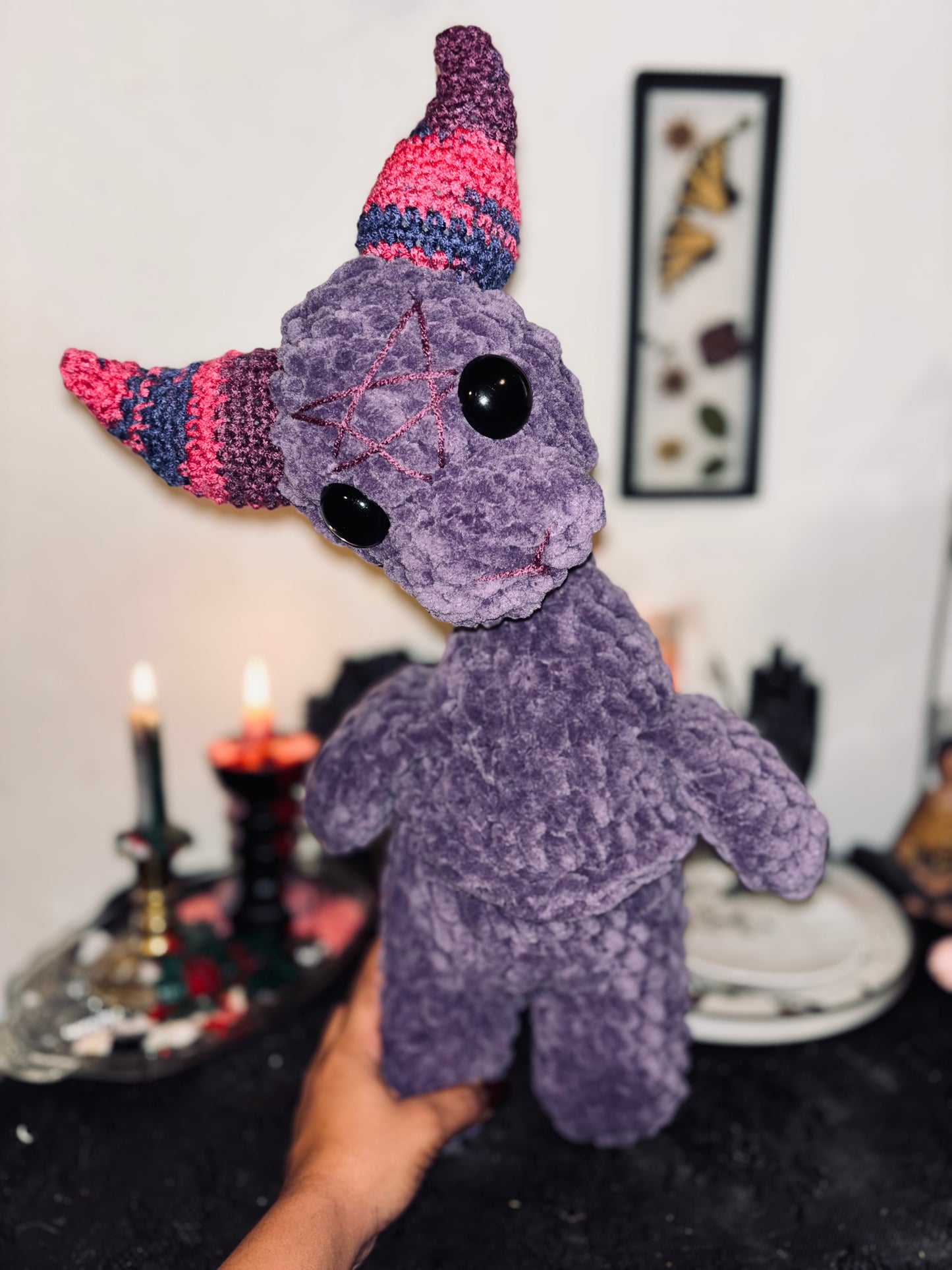 XL purple Baphomet