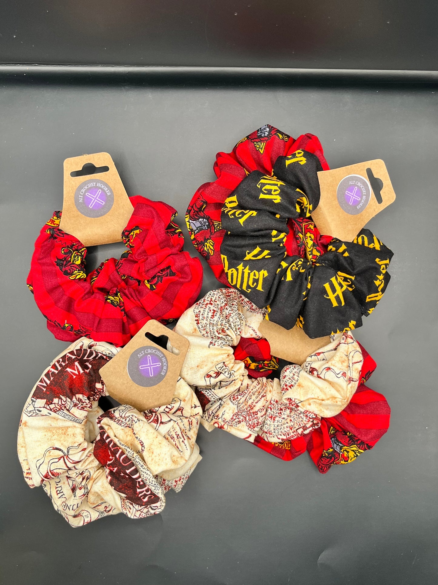 HarryPotter 2pc Scrunchies