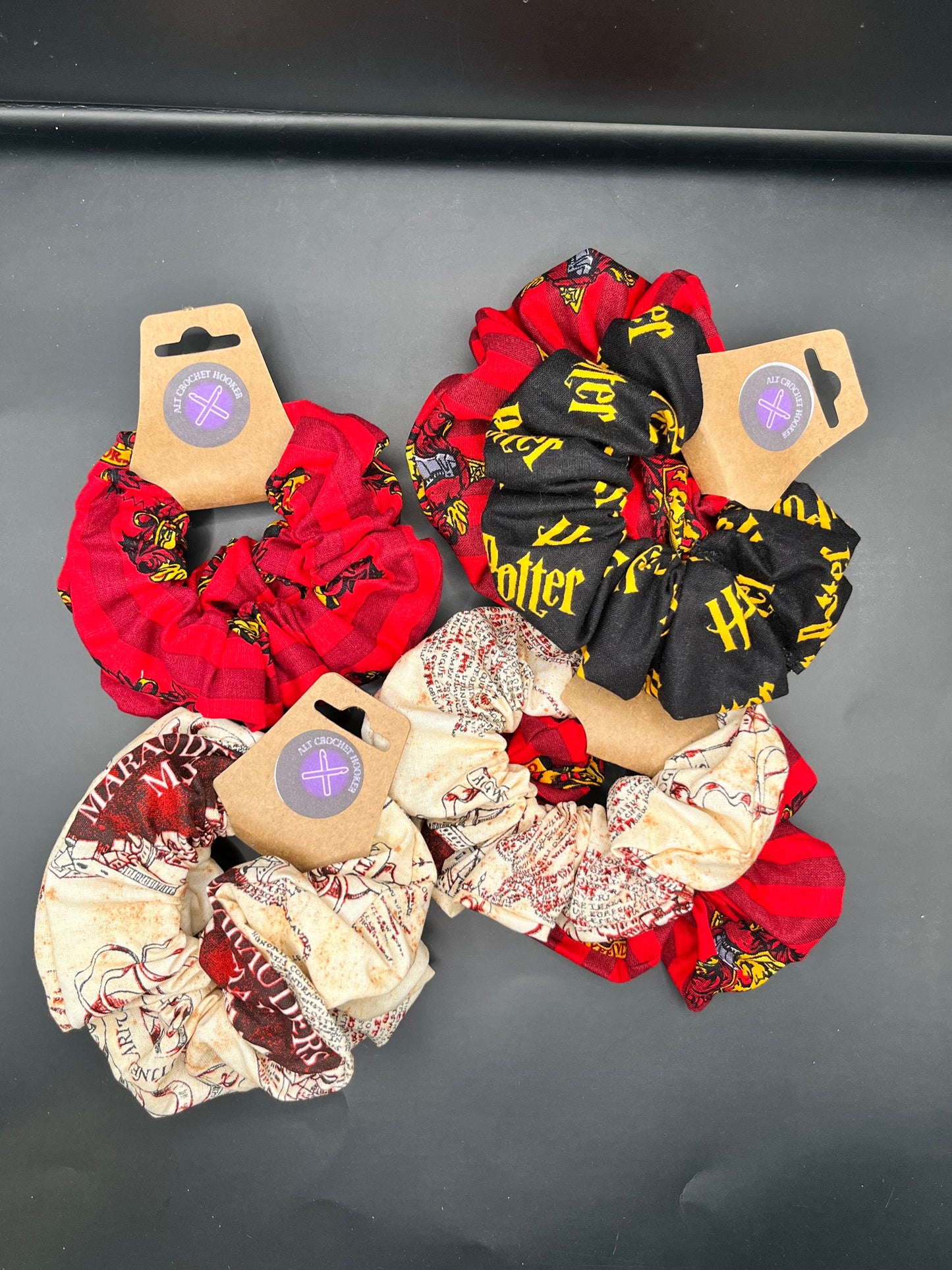 HarryPotter 2pc Scrunchies