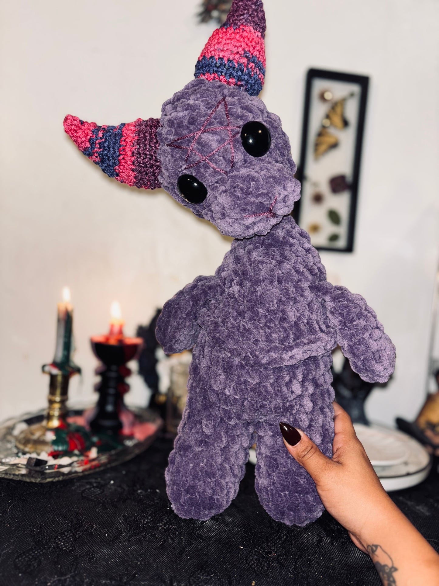XL purple Baphomet