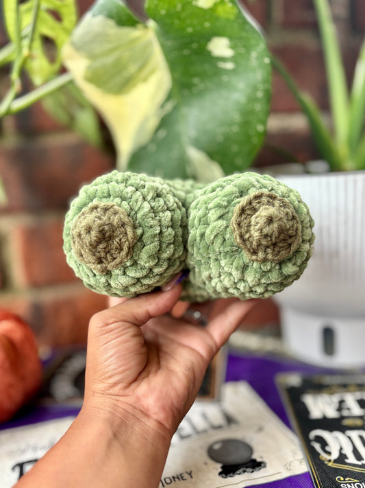 green mini BOObies