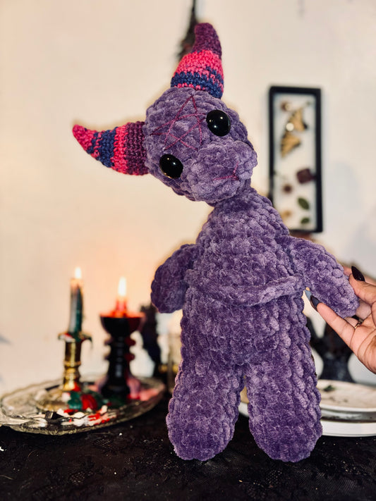 XL purple Baphomet