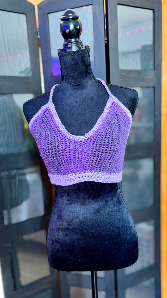 Small Purple Crop Top