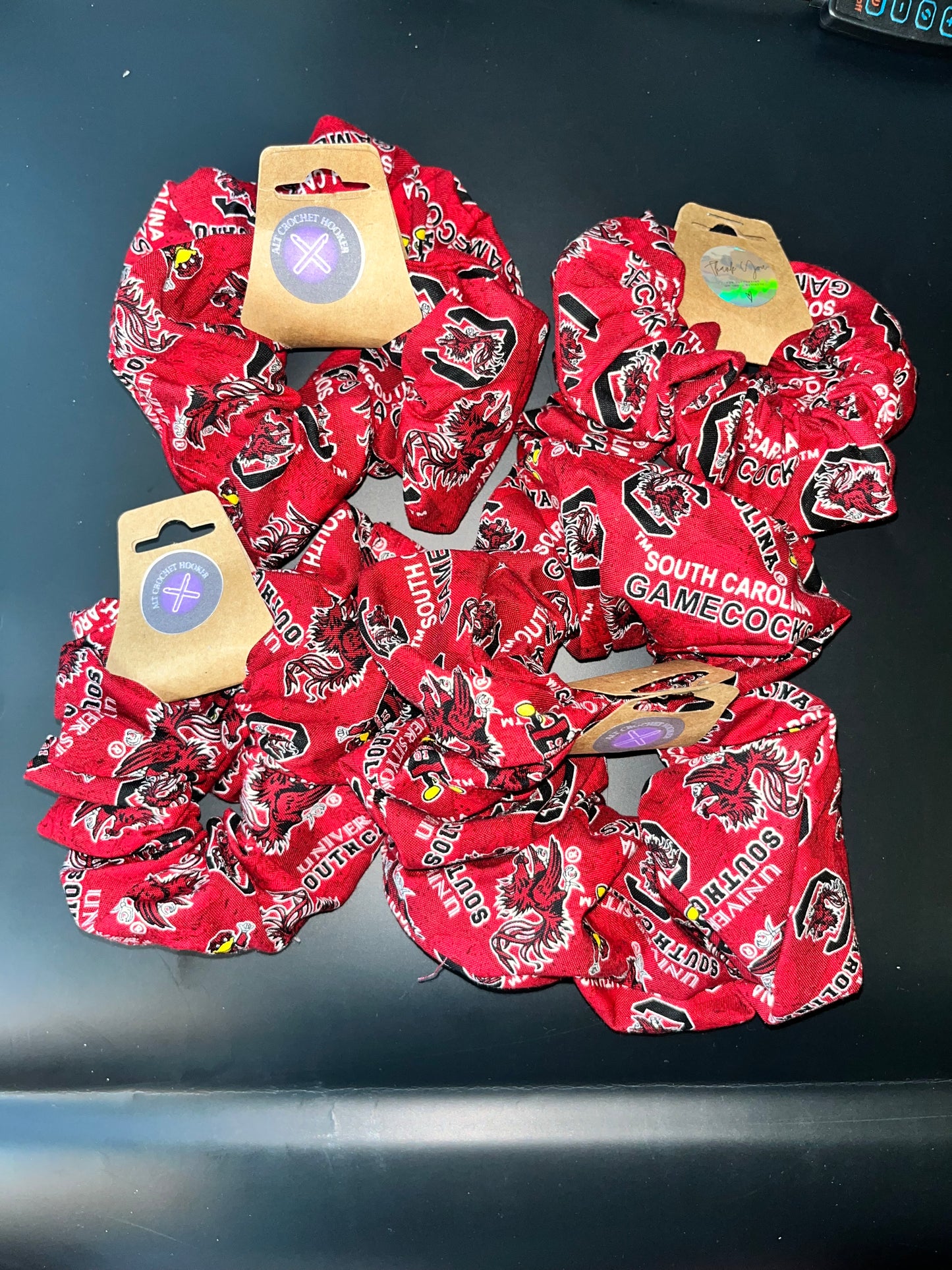 Clemson & Gamecock 2pc Scrunchies